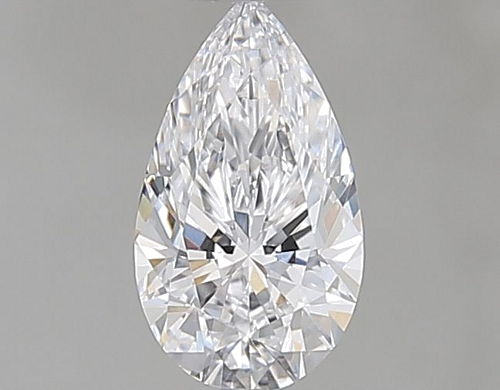 0.3 carat D-IF Natūralus Pear Deimantas (1)