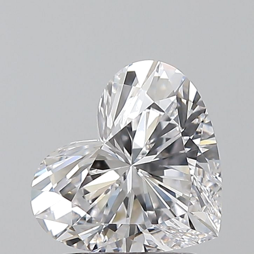 1.51 carat D-VVS2 Natūralus Heart Deimantas (1)