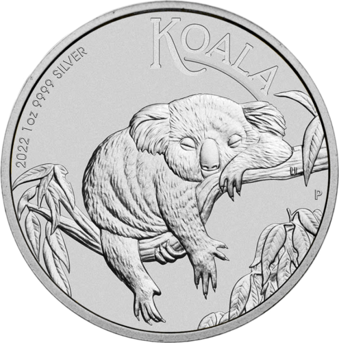 2022 Koala Austrālija 1 oz sudraba monēta (1)