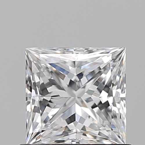 0.73 carat D-VVS1 Natūralus Princess Deimantas (1)