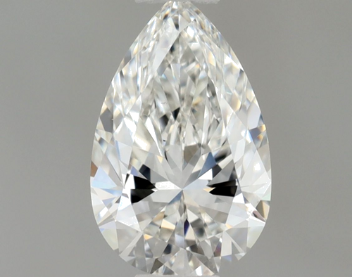 0.5 carat G-VS2 Natūralus Pear Deimantas (1)
