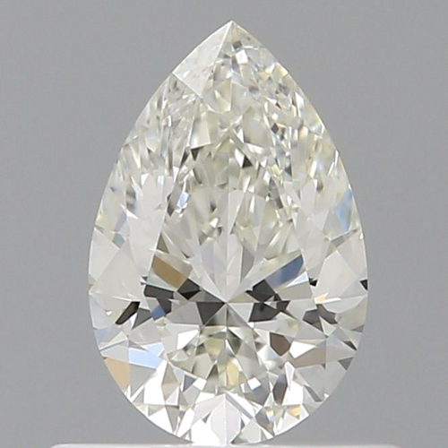 0.5 carat K-VVS2 Natūralus Pear Deimantas (1)