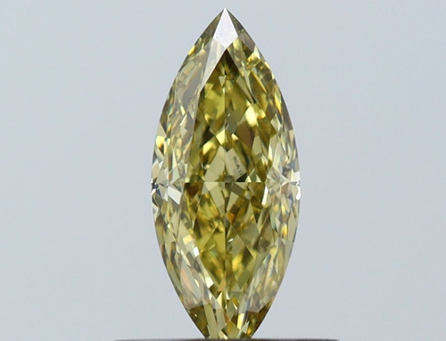 0.62 carat Fancy Yellow-VS2 Natūralus Marquise Deimantas (1)