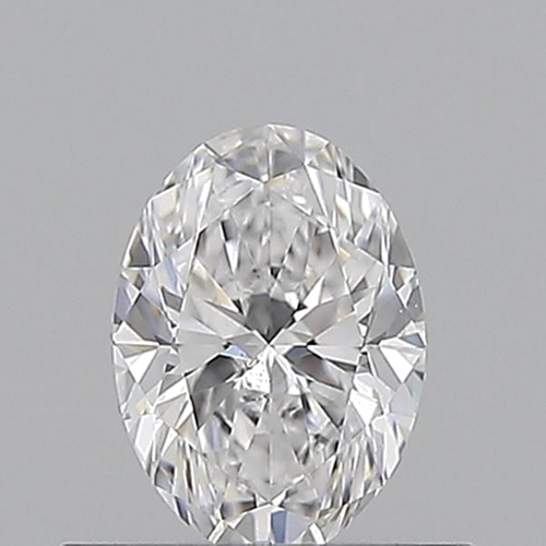 0.53 carat D-SI1 Natūralus Oval Deimantas (1)