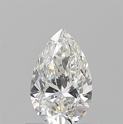 0.6 carat H-VVS2 Natūralus Pear Deimantas (1)