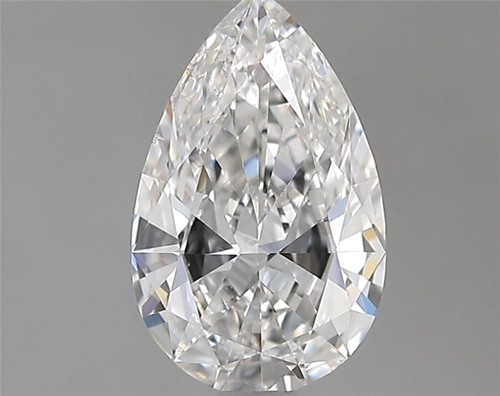 0.9 carat F-SI1 Natūralus Pear Deimantas (1)