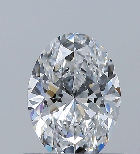 0.5 carat D-SI1 Natūralus Oval Deimantas (1)