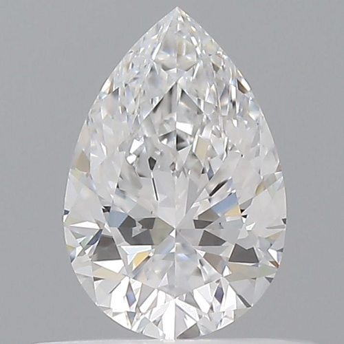 0.5 carat D-VS1 Natūralus Pear Deimantas (1)