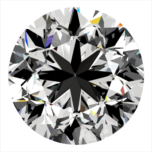 0.3 carat F-VS1 GD cut Natūralus Round Deimantas (1)