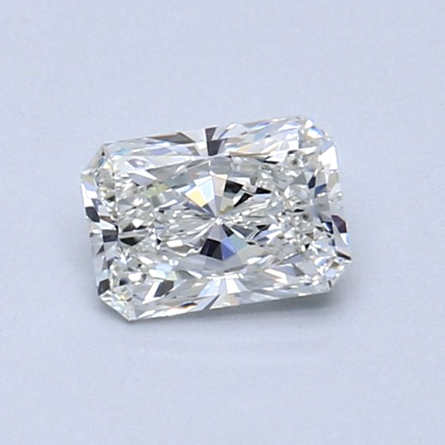 0.51 carat G-VVS2 Natūralus Radiant Deimantas (1)