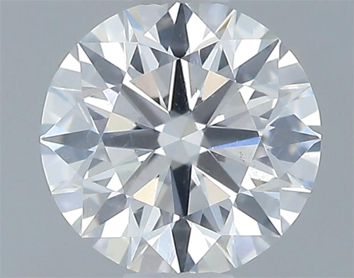 0.44 carat F-SI1 Excellent cut Natūralus Round Deimantas (1)