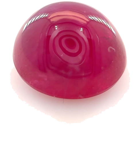 2.98 carat RED CABOCHON cut Oval Rubinas (1)