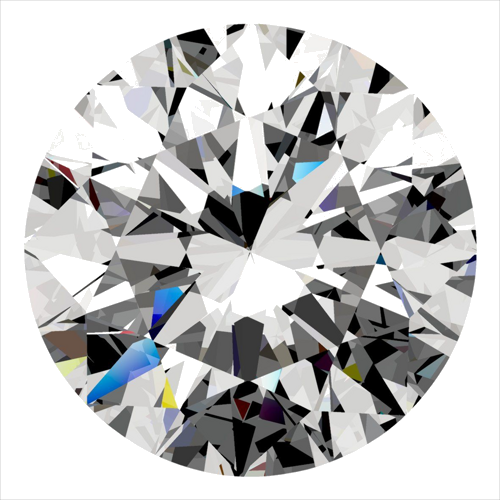 0.3 carat H-VVS1 Excellent cut Natūralus Round Deimantas (1)
