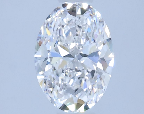 0.61 carat D-VVS1 Natūralus Oval Deimantas (1)