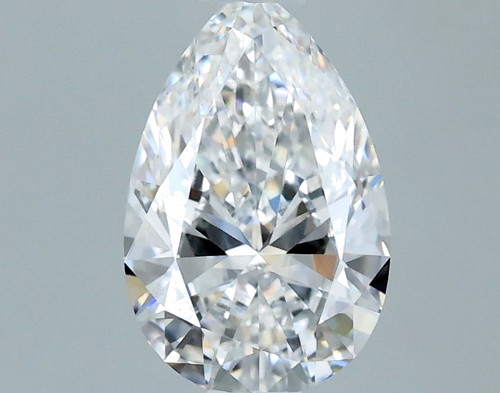 0.51 carat D-IF Natūralus Pear Deimantas (1)