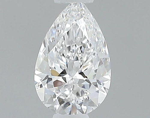 0.31 carat D-VVS2 Natūralus Pear Deimantas (1)
