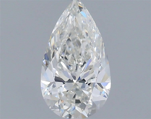 0.7 carat H-SI1 Natūralus Pear Deimantas (1)