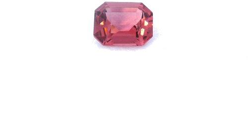 0.5 carat PINK STEP cut Octagonal Garnet (1)