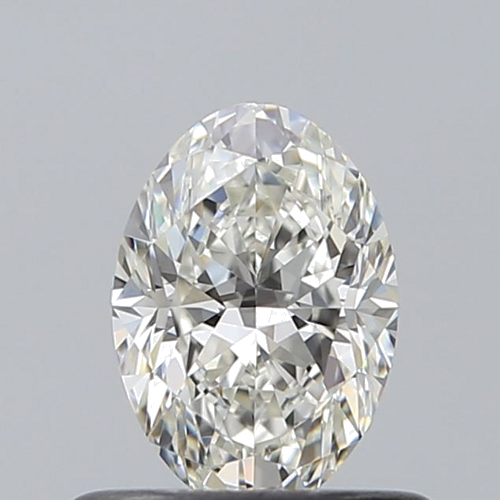 0.5 carat I-VS2 Natūralus Oval Deimantas (1)