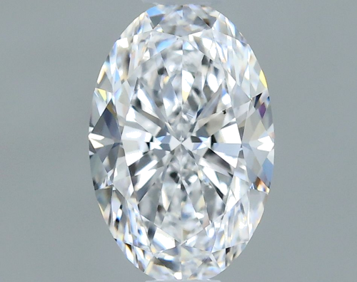 0.5 carat D-VS2 Natūralus Oval Deimantas (1)