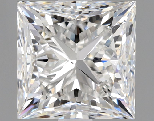 1.9 carat F-SI1 Natūralus Princess Deimantas (1)