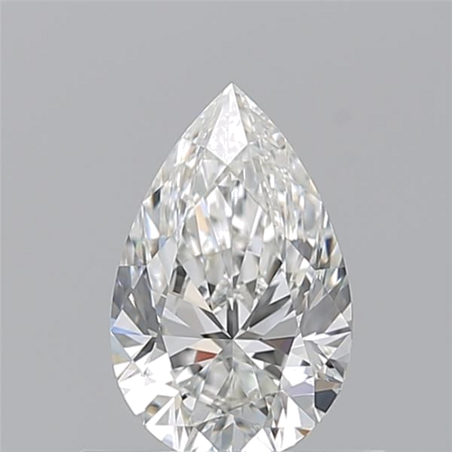 0.61 carat H-VVS1 Natūralus Pear Deimantas (1)