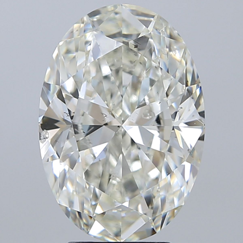 5.02 carat I-SI2 Natūralus Oval Deimantas (1)