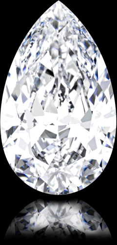 7.18 carat D-VS2 Natūralus Pear Deimantas (1)