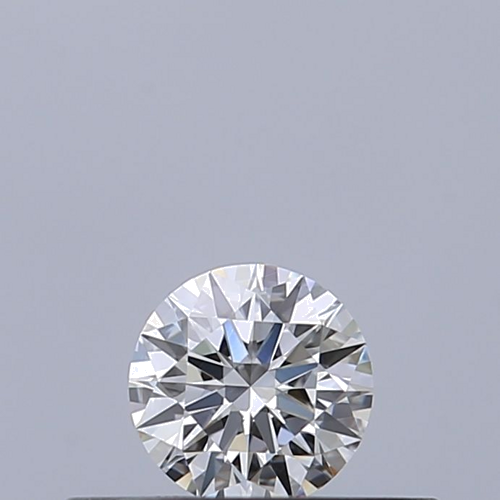 0.21 carat F-VVS1 Excellent cut Natūralus Round Deimantas (1)