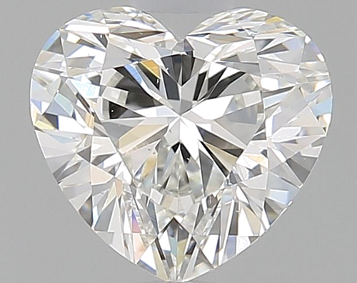 0.7 carat H-VS2 Natūralus Heart Deimantas (1)