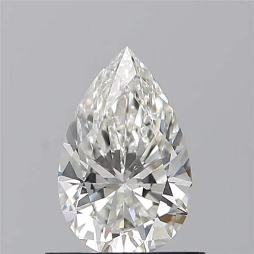 0.7 carat H-VS1 Natūralus Pear Deimantas (1)