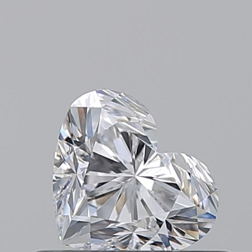 0.5 carat D-VS1 Natūralus Heart Deimantas (1)
