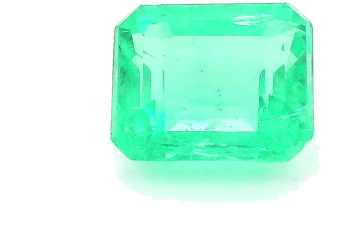 0.63 carat GREEN STEP cut Octagonal Smaragdas (1)