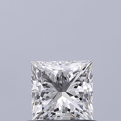 0.54 carat F-VVS2 Natūralus Princess Deimantas (1)