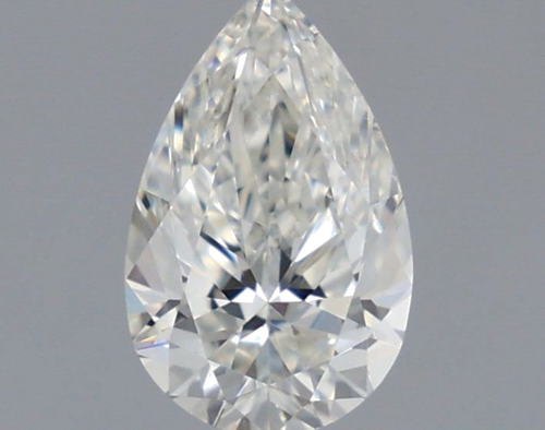 0.5 carat I-VS2 Natūralus Pear Deimantas (1)
