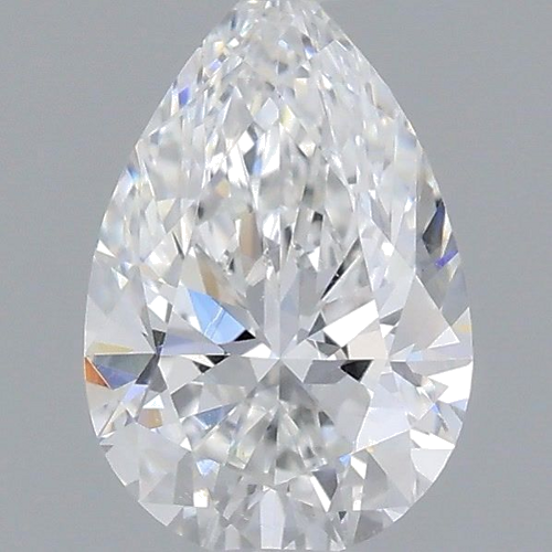 0.51 carat E-SI1 Natūralus Pear Deimantas (1)