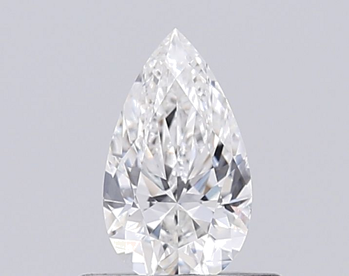 0.49 carat F-VS2 Natūralus Pear Deimantas (1)