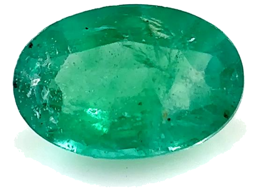 0.46 carat GREEN Oval Smaragdas (1)