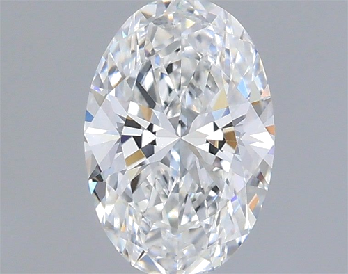 0.6 carat F-VVS2 Natūralus Oval Deimantas (1)