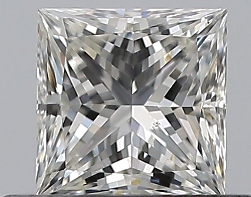 0.5 carat I-VS2 Natūralus Princess Deimantas (1)