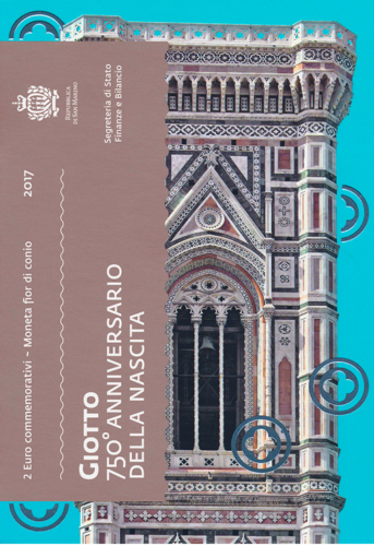 2017 Sanmarīno Džoto 2 eiro monēta (4)