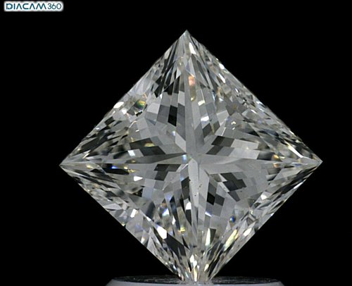 1.62 carat I-VS1 Natūralus Princess Deimantas (1)