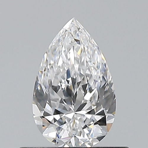 0.5 carat D-VS2 Natūralus Pear Deimantas (1)