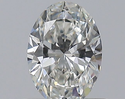 0.51 carat G-VS2 Natūralus Oval Deimantas (1)