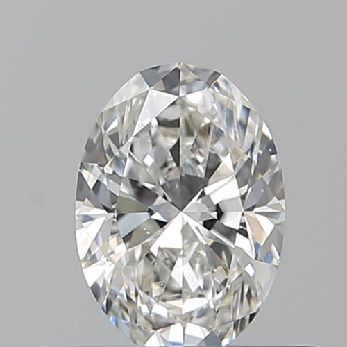 0.5 carat G-SI1 Natūralus Oval Deimantas (1)