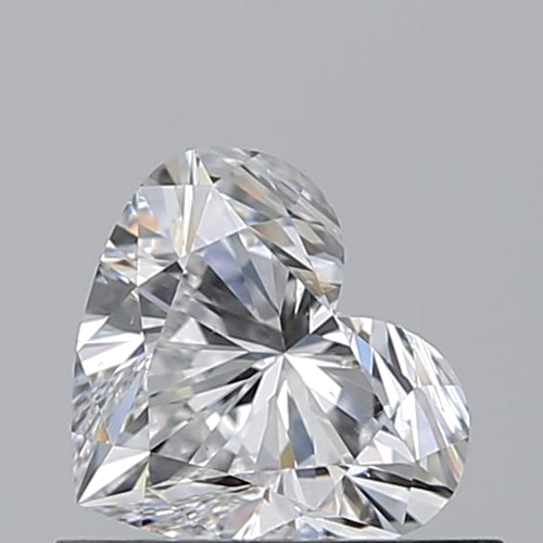 0.6 carat D-VS2 Natūralus Heart Deimantas (1)