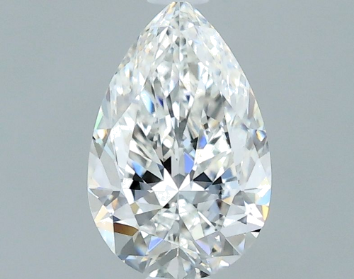 0.53 carat F-IF Natūralus Pear Deimantas (1)