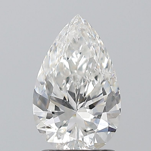 1.4 carat G-SI2 Natūralus Pear Deimantas (1)