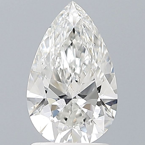 1.51 carat F-SI1 Natūralus Pear Deimantas (1)