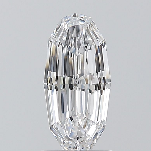 1.0 carat D-VS2 Natūralus Oval Deimantas (1)